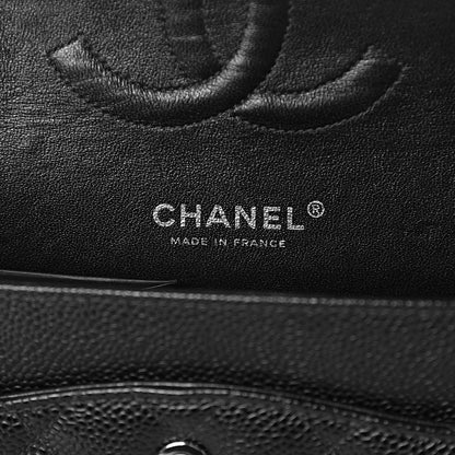 Chanel Caviar Quilted Medium Double Flap Black 6 of 16
