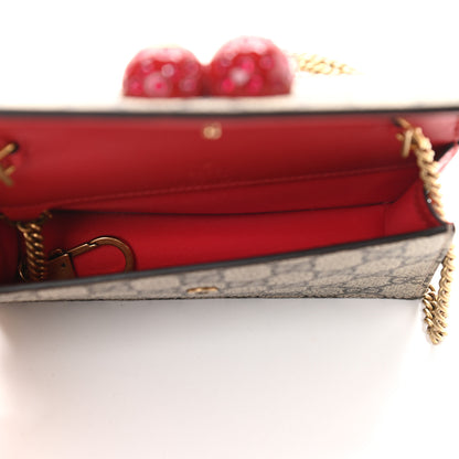 Gucci GG Supreme Monogram Mini Cherry Chain Bag 5 of 8