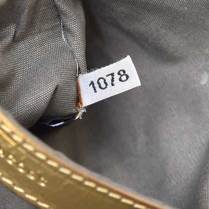Marc Jacobs Crackled Calfskin Studded Tote Gold 8 of 12