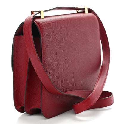 Hermes Epsom Constance 24 Rouge Grenat 2 of 9