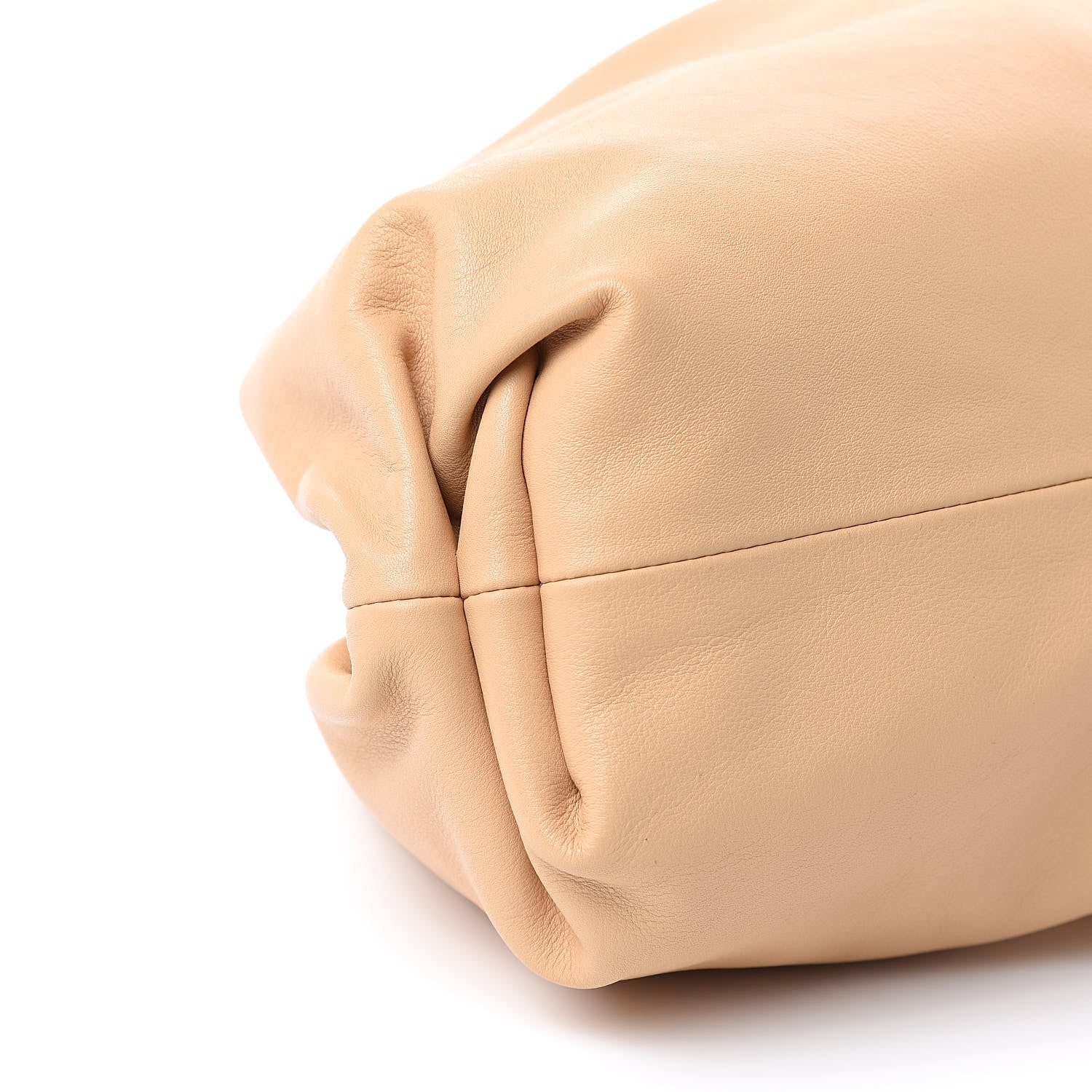 Bottega Veneta Smooth Butter Calf The Pouch Oversized Clutch Nude 9 of 10