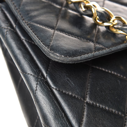 Chanel Lambskin Quilted XL Jumbo Single Flap Black 25 of 31