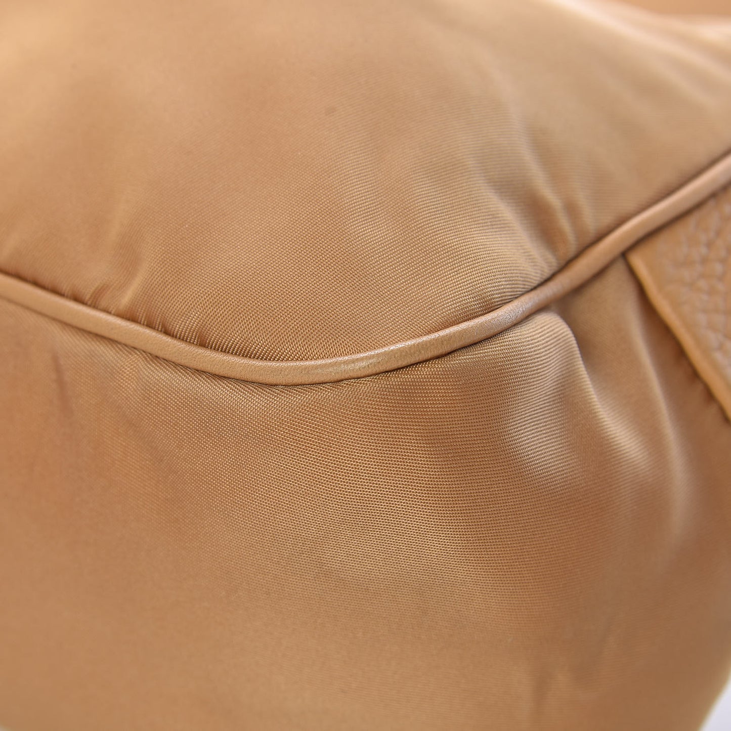 Nylon Vitello Daino Pochette Sabbia