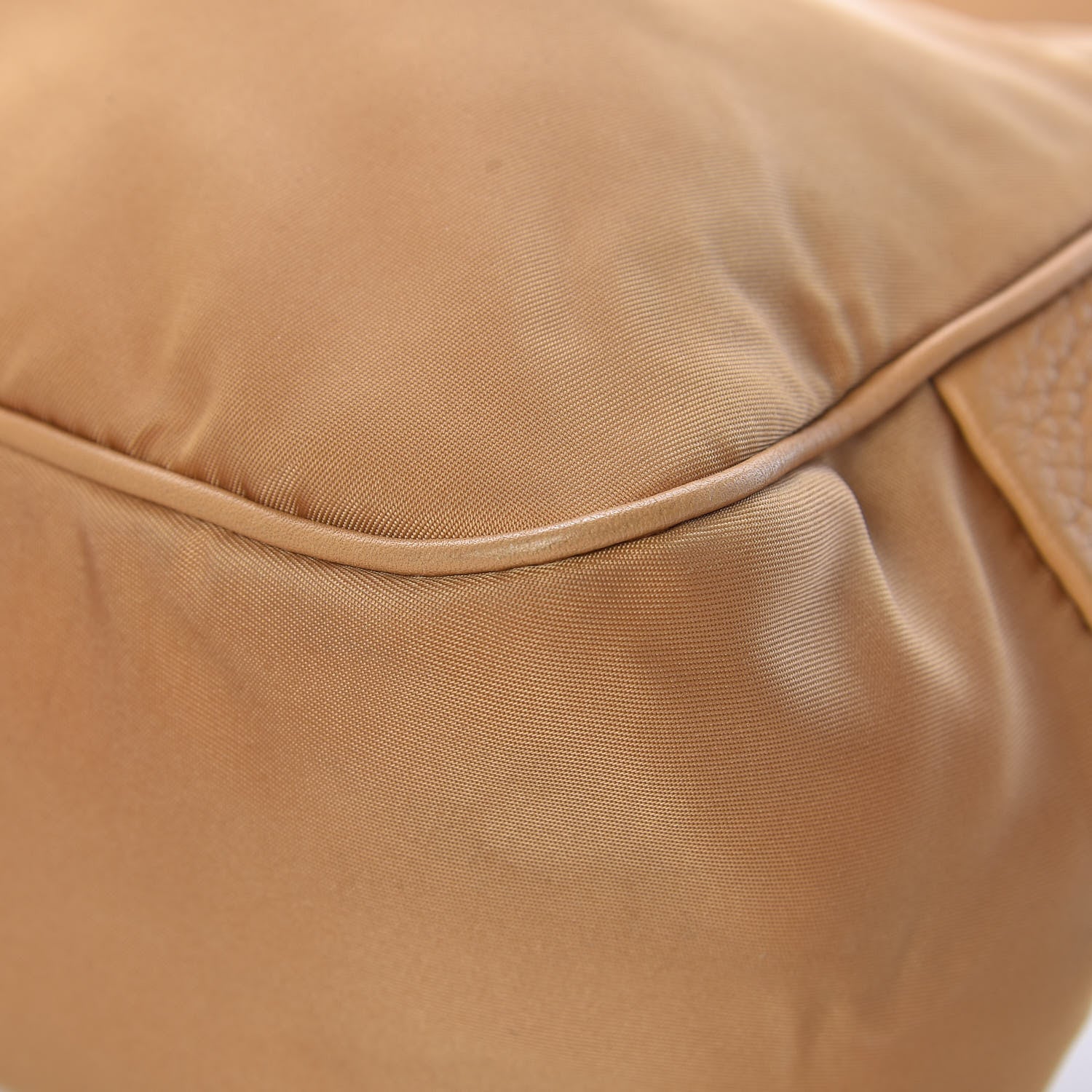 Prada Nylon Vitello Daino Pochette Sabbia 10 of 17