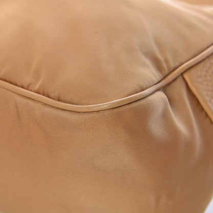 Prada Nylon Vitello Daino Pochette Sabbia 10 of 17