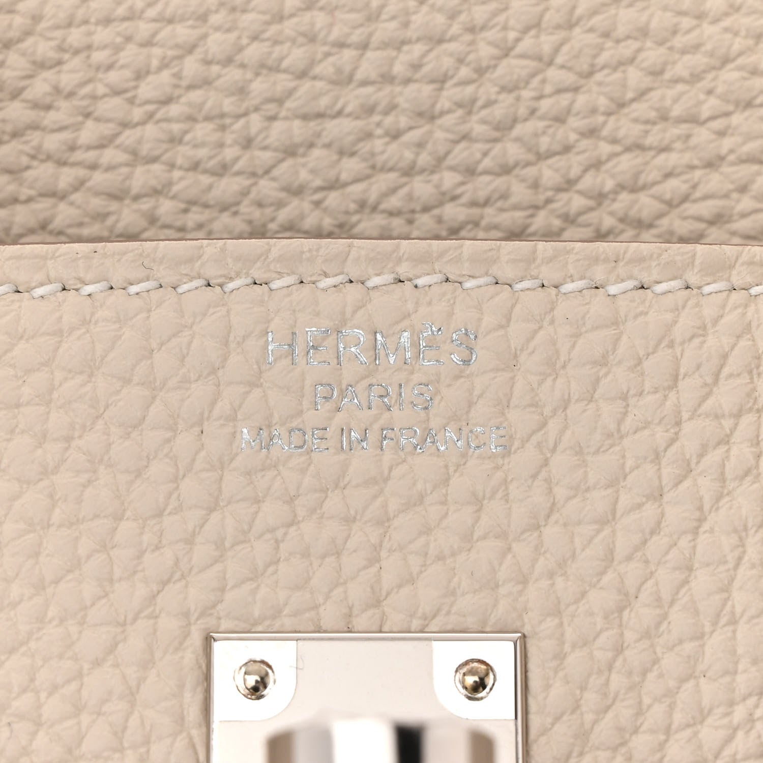 Hermes Togo Birkin 25 Craie 6 of 11