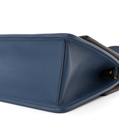 Fendi Vitello Century Opaco F is Fendi Kan I Shoulder Bag Blu Scuro 10 of 11