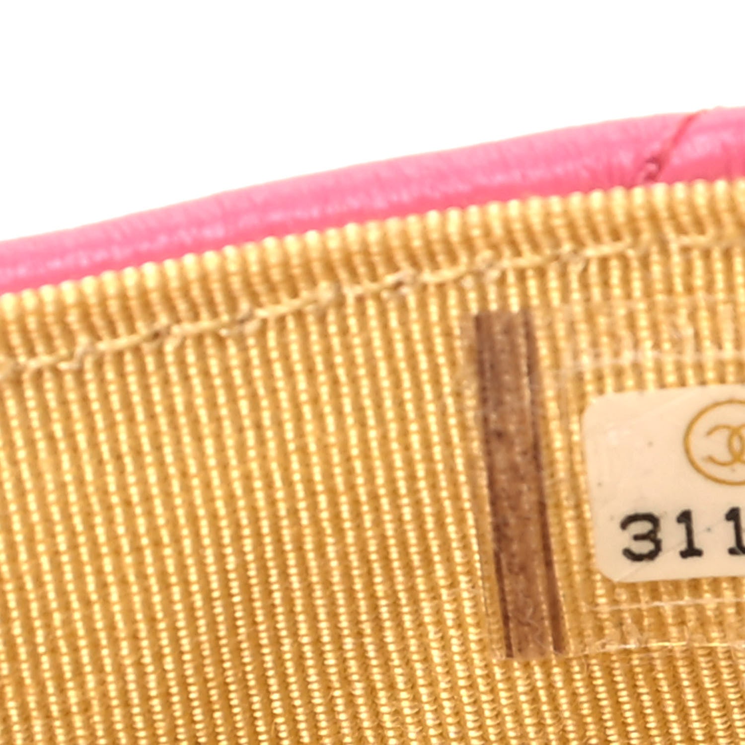 Chanel Lambskin Quilted Glasses Case With Chain Pink Yellow 7 of 9