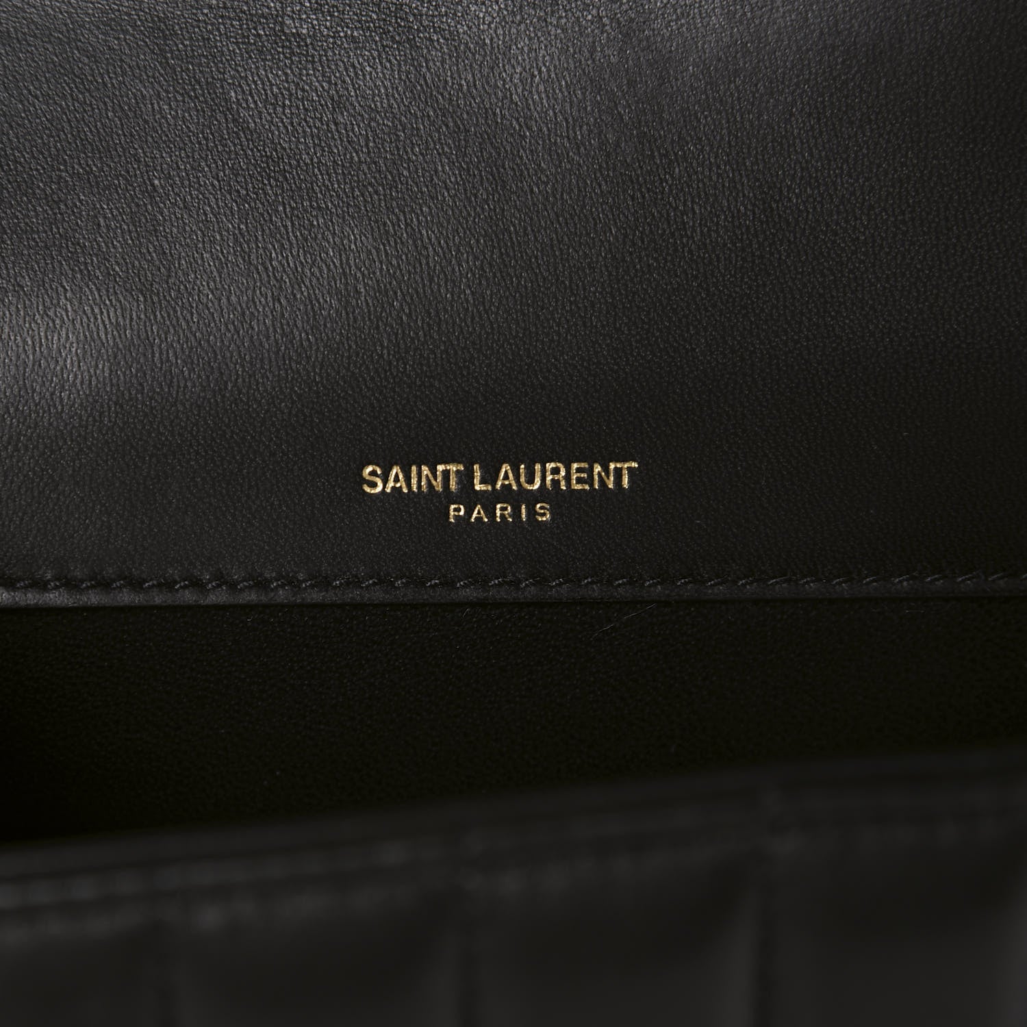 Saint Laurent Lambskin Matelasse Monogram Medium Vicky Chain Bag Black 8 of 11