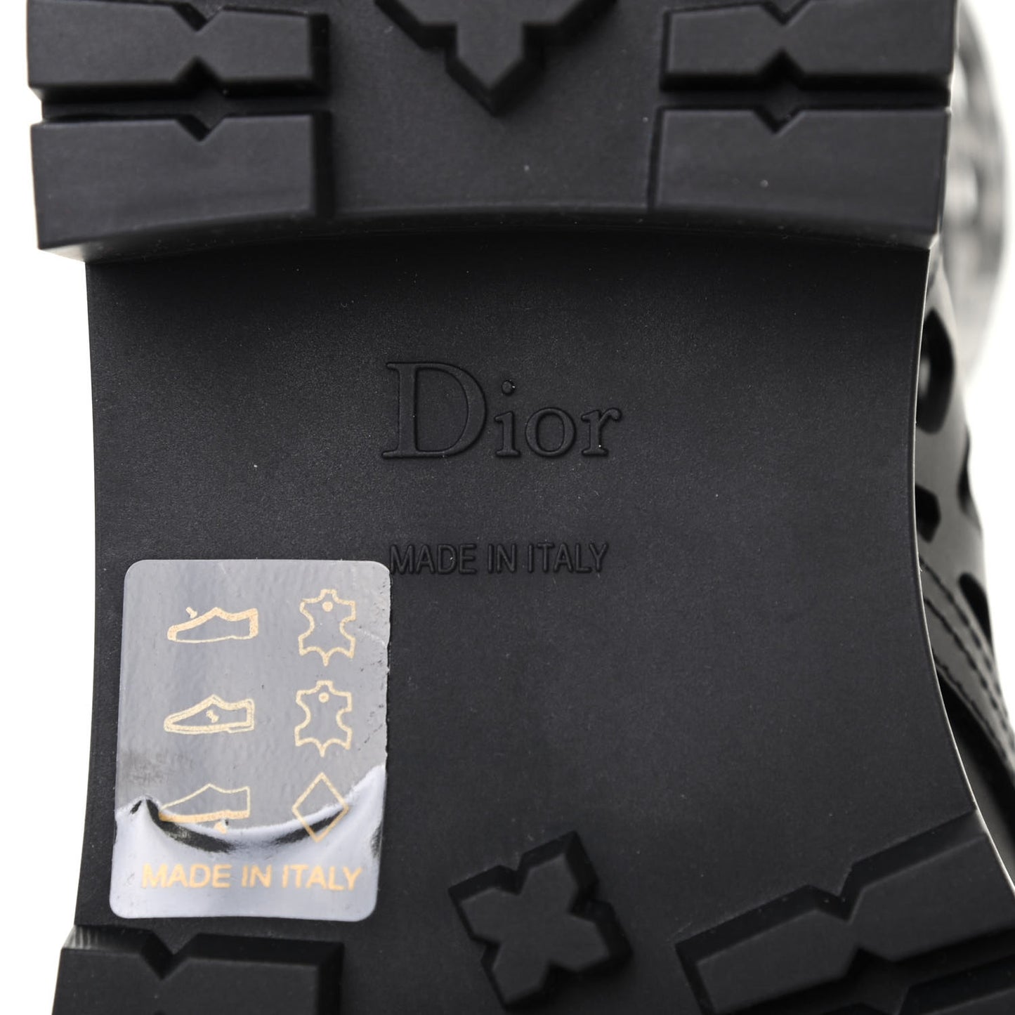 Matte Calfskin Womens D-Trap 30mm Tall Boots 35.5 Black