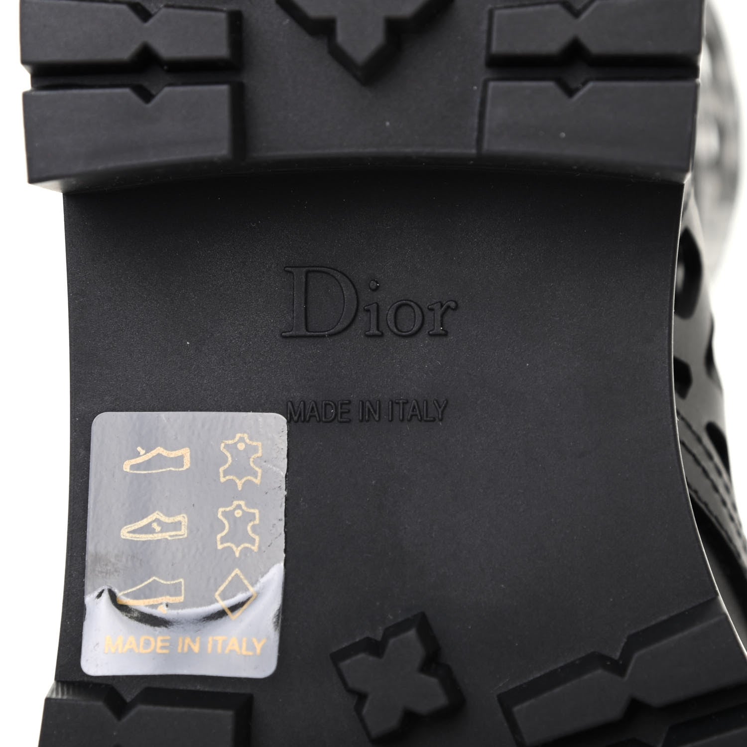 Christian Dior Matte Calfskin Womens D-Trap 30mm Tall Boots 35.5 Black 6 of 7