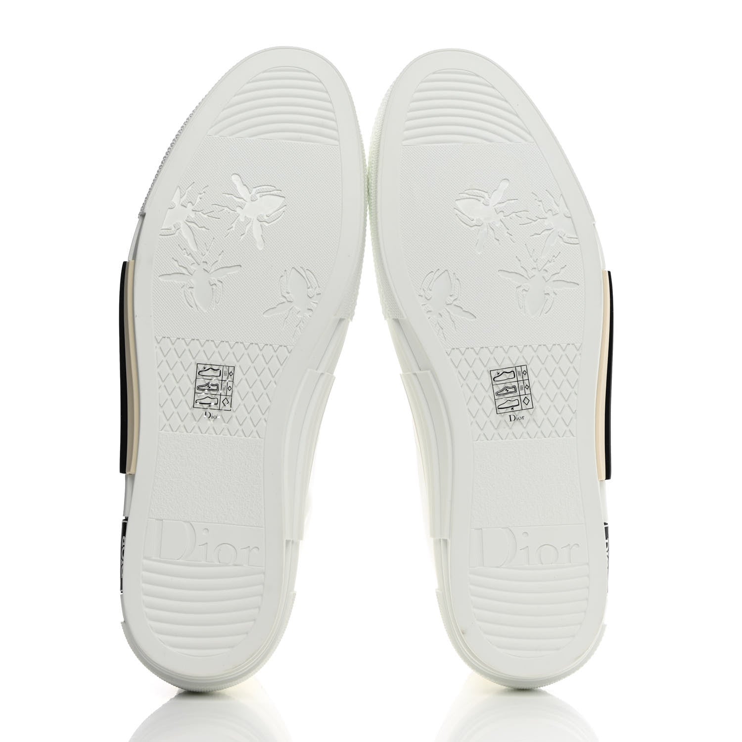 Christian Dior Canvas Mens B23 High Top Sneakers 45.5 White 5 of 10
