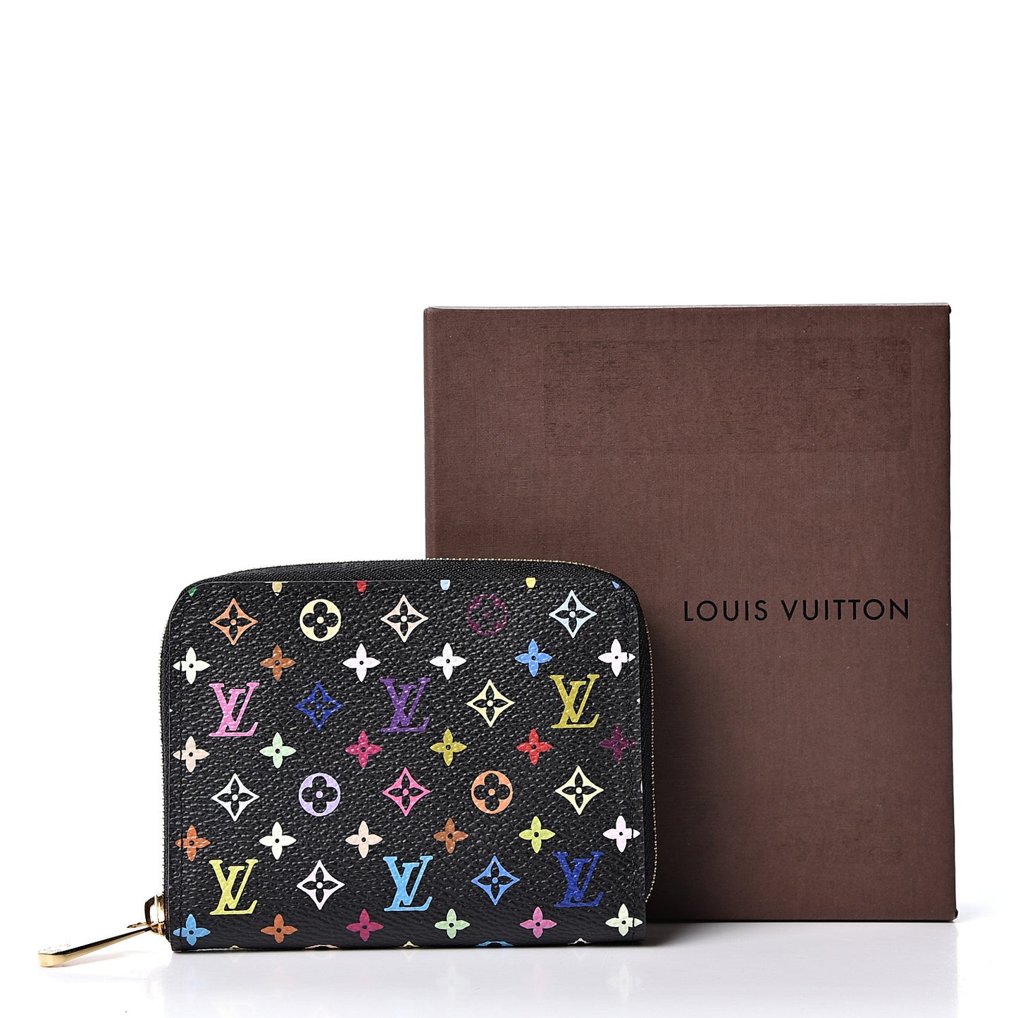 Monogram Multicolor Zippy Coin Purse Black Grenade