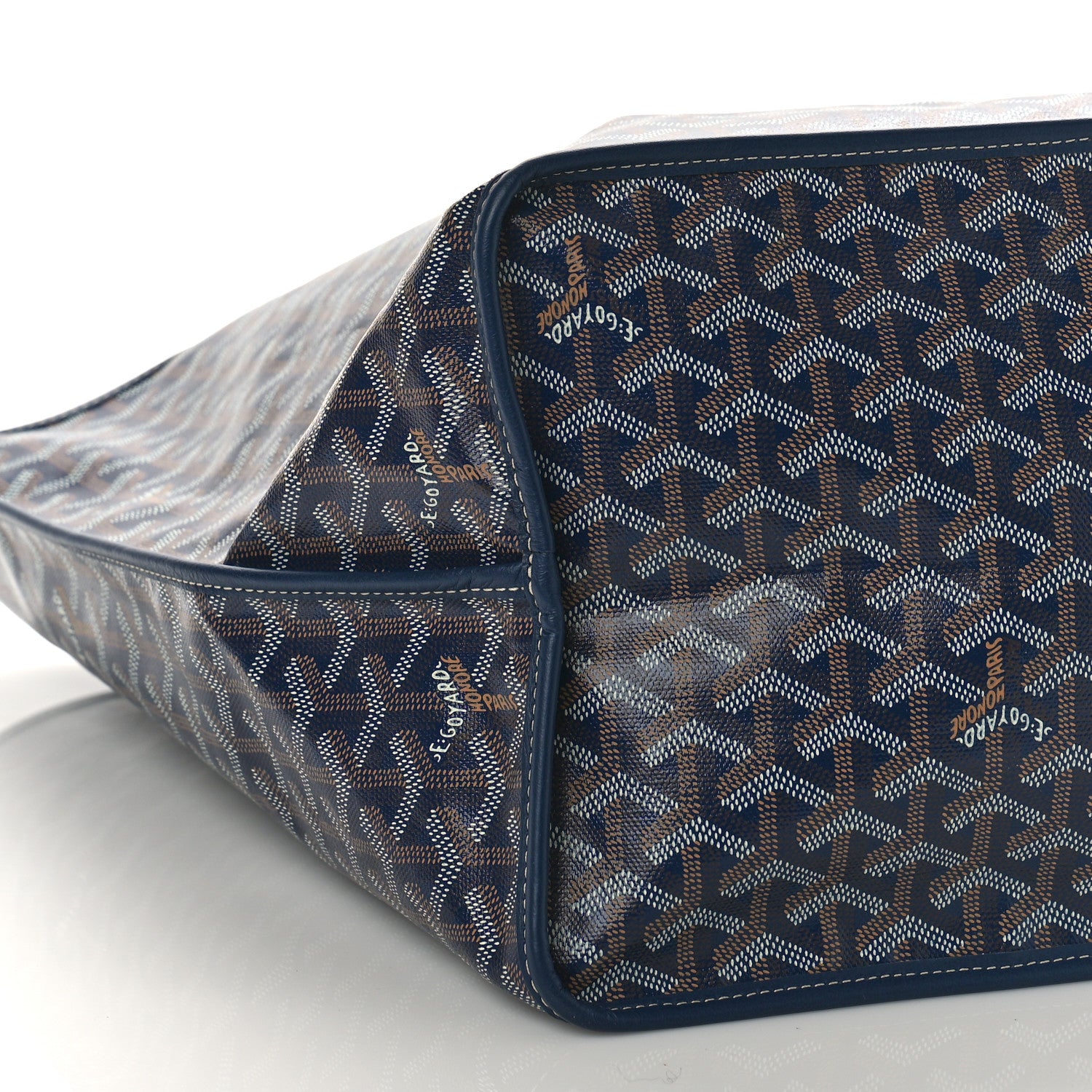 Goyard Goyardine Reversible Anjou GM Navy 8 of 9