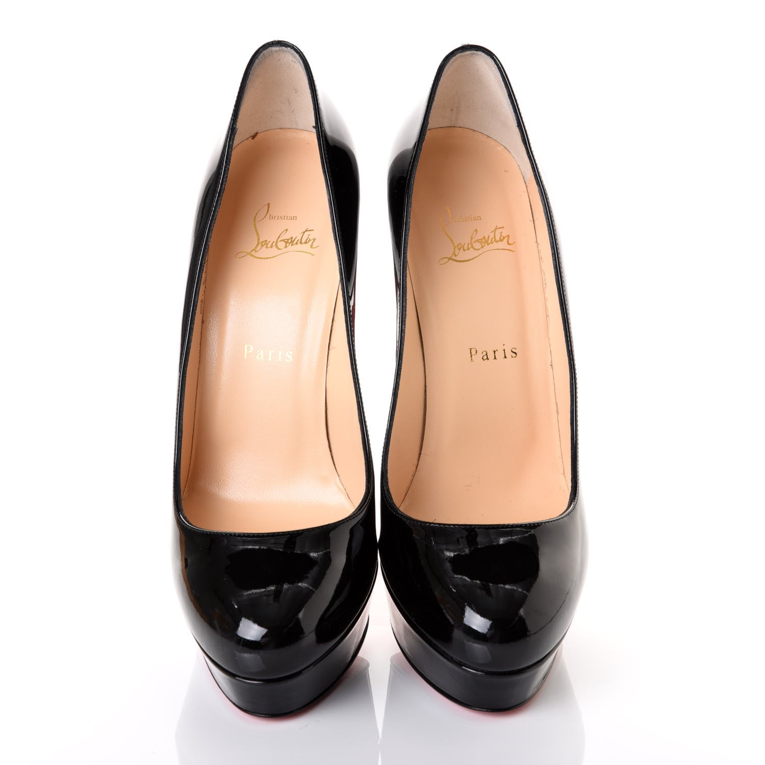 Christian Louboutin Patent Bianca 140 Pumps 39 Black 5 of 9