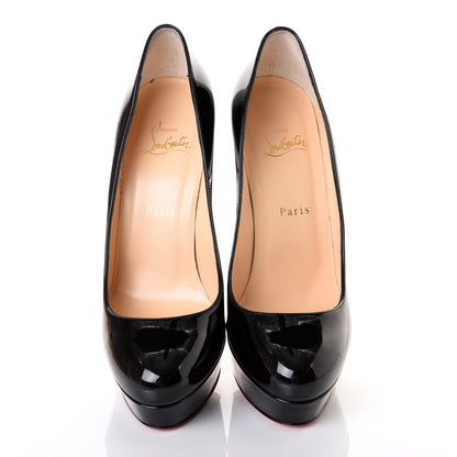 Christian Louboutin Patent Bianca 140 Pumps 39 Black 5 of 9