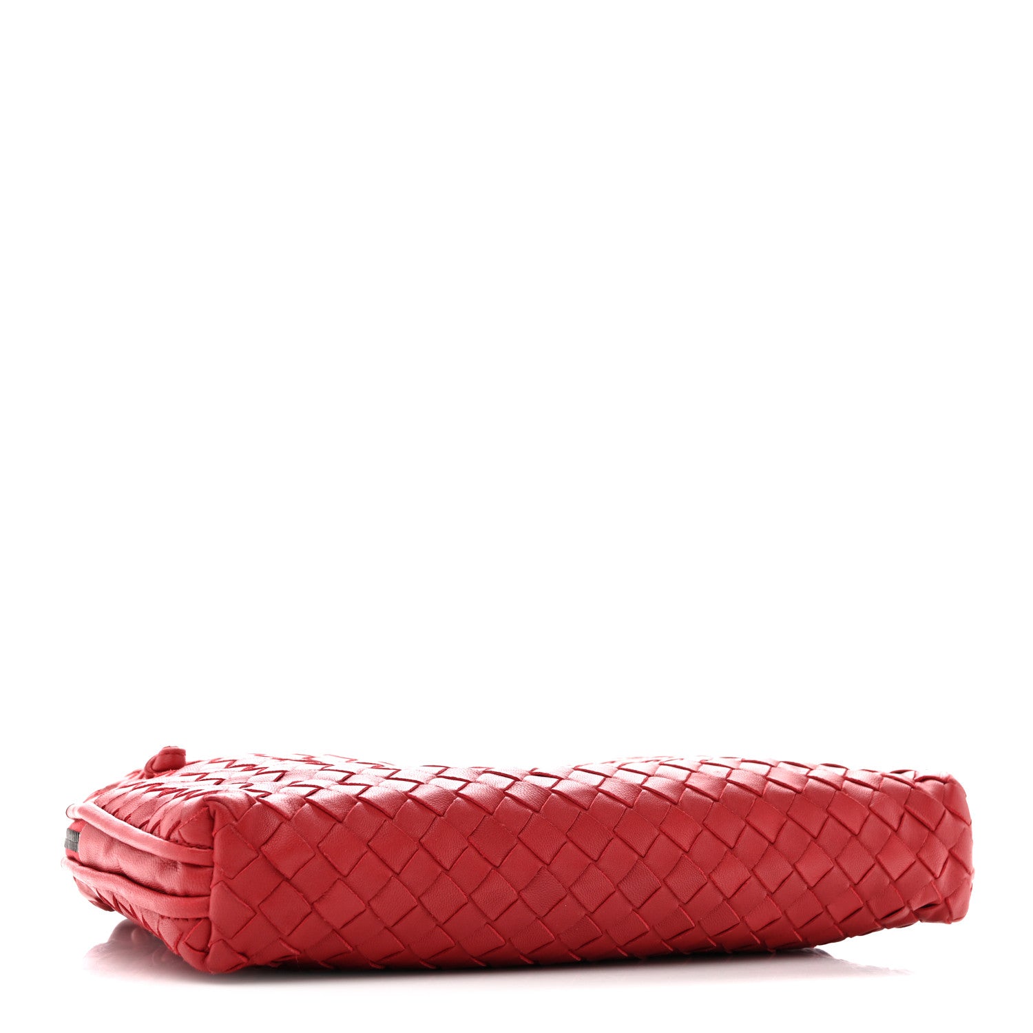 Bottega Veneta Nappa Intrecciato Nodini Crossbody Messenger Red 4 of 13