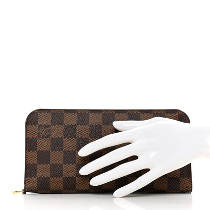 Louis Vuitton Damier Ebene Insolite Wallet Rouge 2 of 9