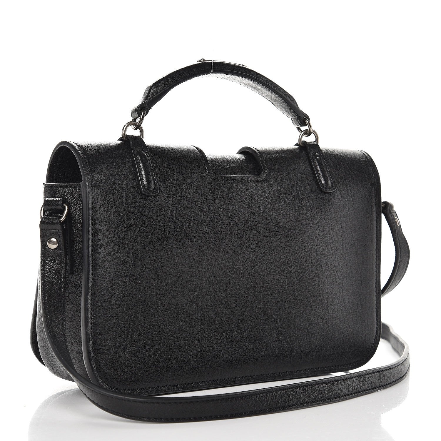 Saint Laurent Lambskin Medium Charlotte Messenger Bag Black 3 of 8