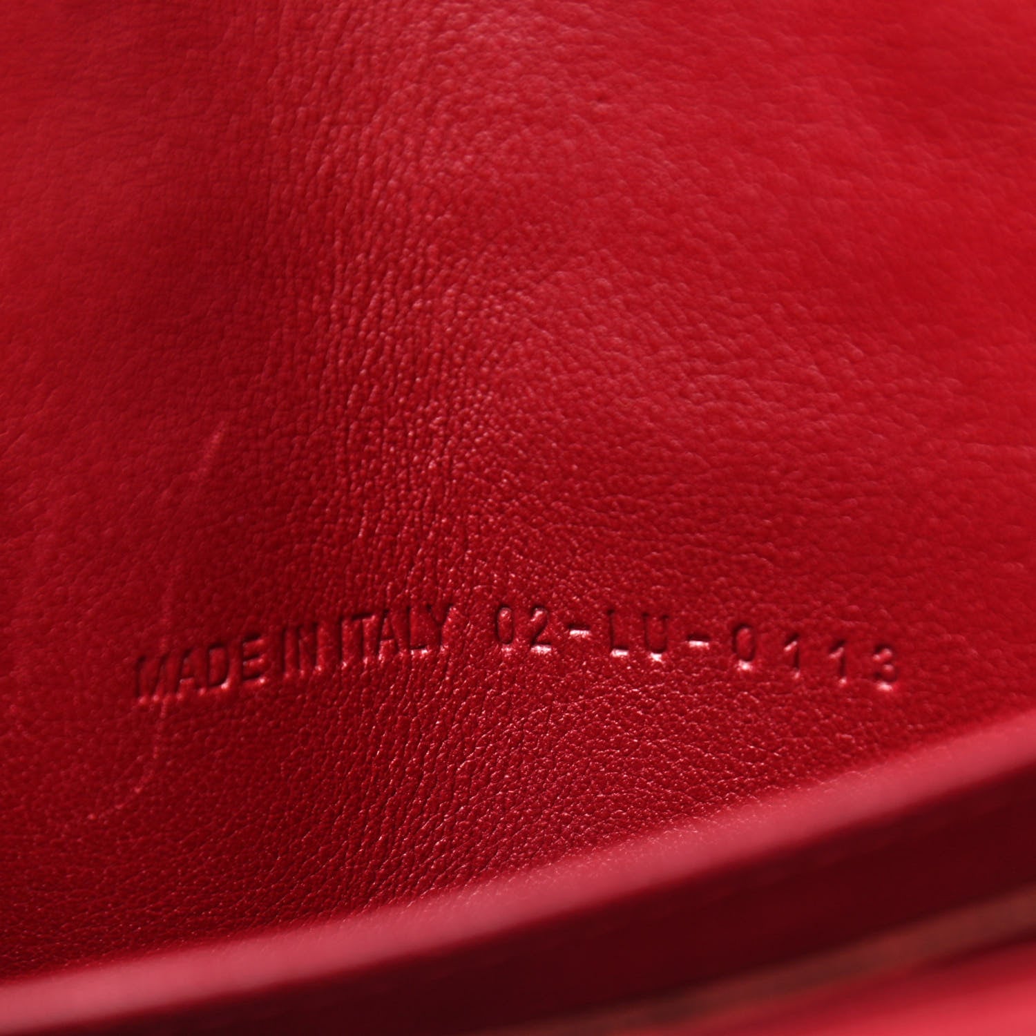 Christian Dior Patent Cannage New Lock Pouch Red 7 of 15