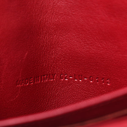 Christian Dior Patent Cannage New Lock Pouch Red 7 of 15