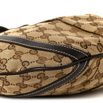 Gucci Monogram Small D Gold Ring Messenger Dark Brown 10 of 11