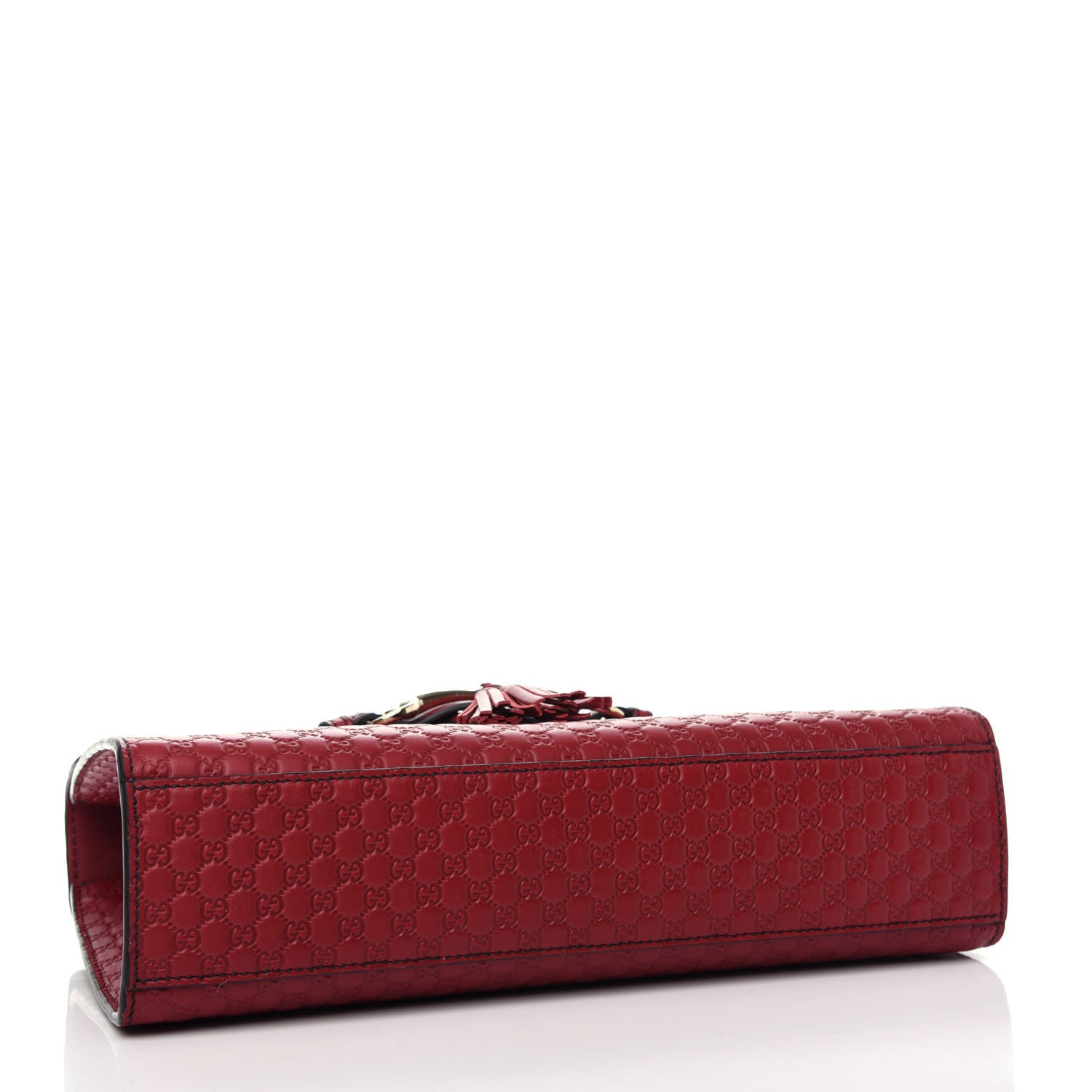 Gucci Microguccissima Medium Emily Chain Shoulder Bag Red 4 of 10