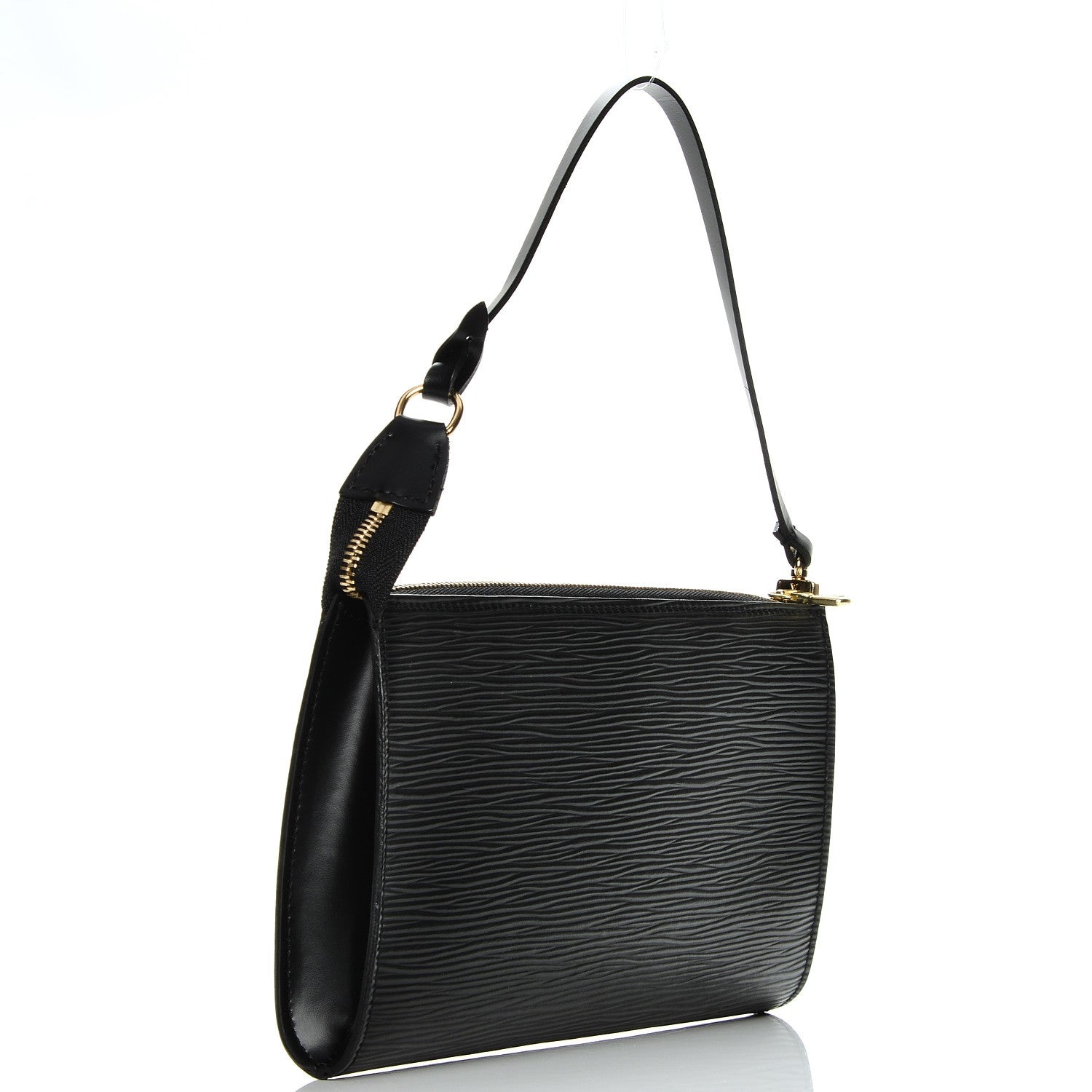 Louis Vuitton Epi Pochette Accessories 24 Black 3 of 9