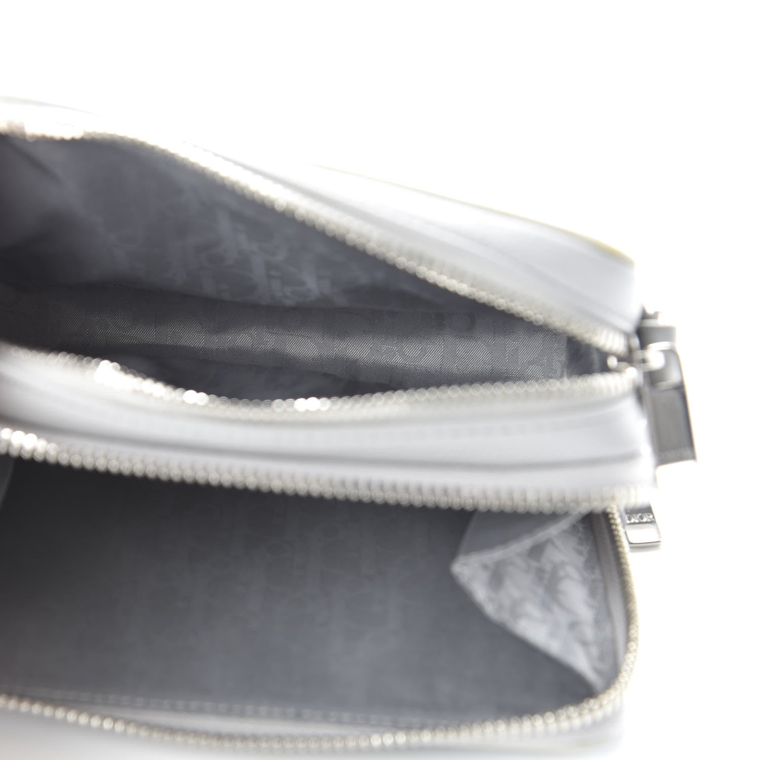 Christian Dior X AIR JORDAN Grained Calfskin Crossbody Grey 5 of 11