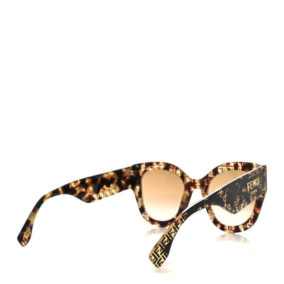 Fendi Acetate Fendi Roma Cat Eye Sunglasses FF 0435/S Havana 4 of 7