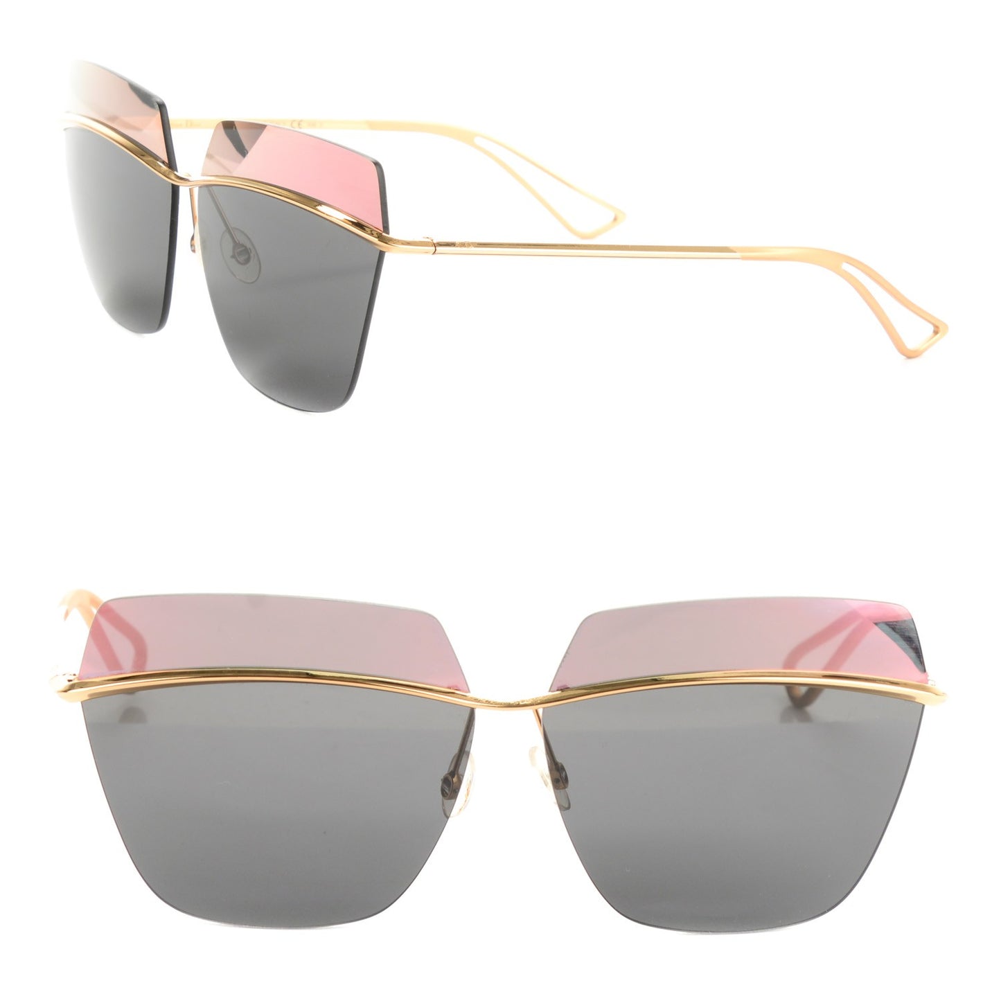Metallic Sunglasses Rose Gold