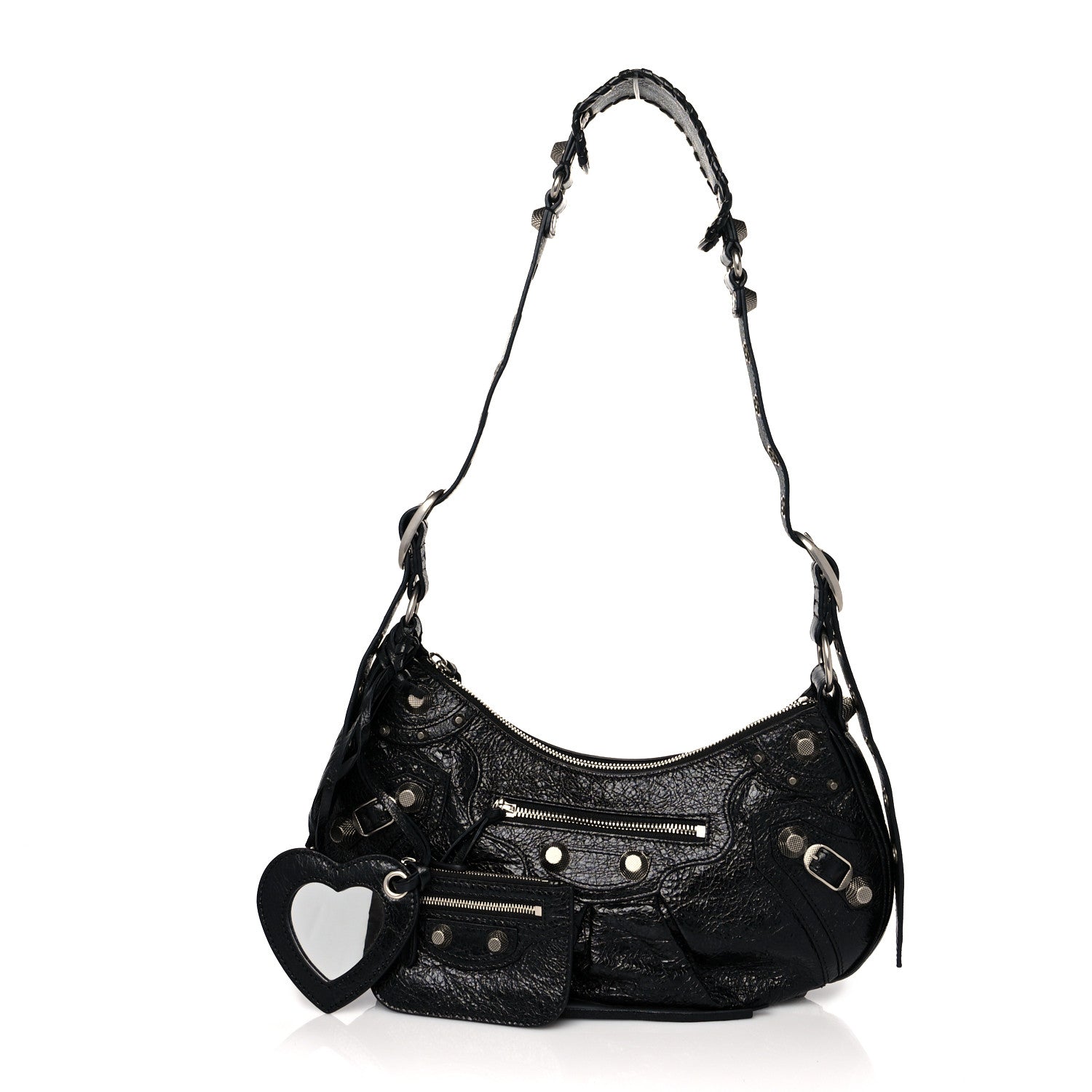 Balenciaga Agneau Arena Small Le Cagole Shoulder Bag Black 1 of 10
