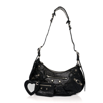 Balenciaga Agneau Arena Small Le Cagole Shoulder Bag Black 1 of 10