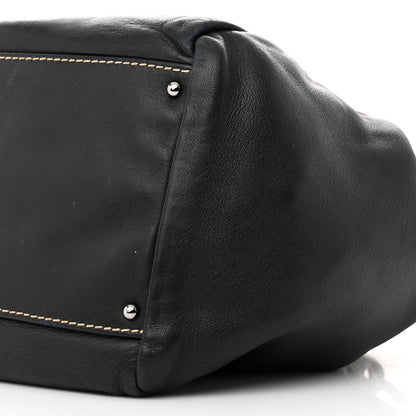 Chanel Lambskin Lax Accordion Shoulder Bag Black 10 of 12