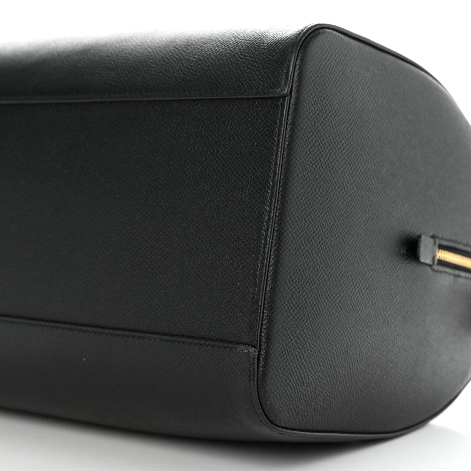 Balenciaga Grained Calfskin Medium Ville Bowling Bag Black 11 of 11