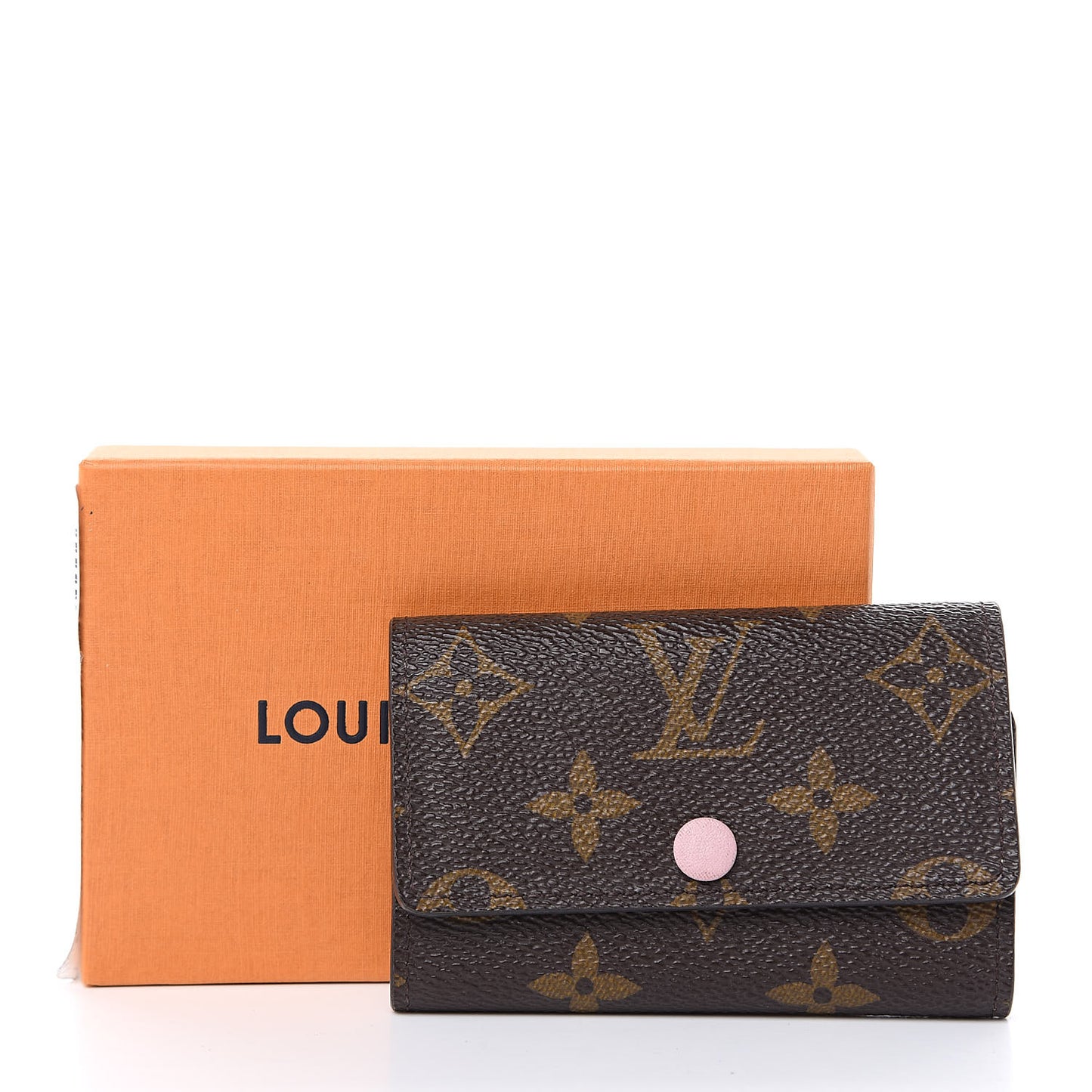 Monogram Multicles 6 Key Holder Rose Ballerine