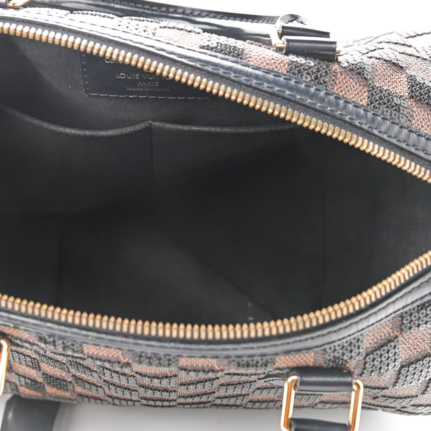 Damier Paillettes Speedy 30 Black