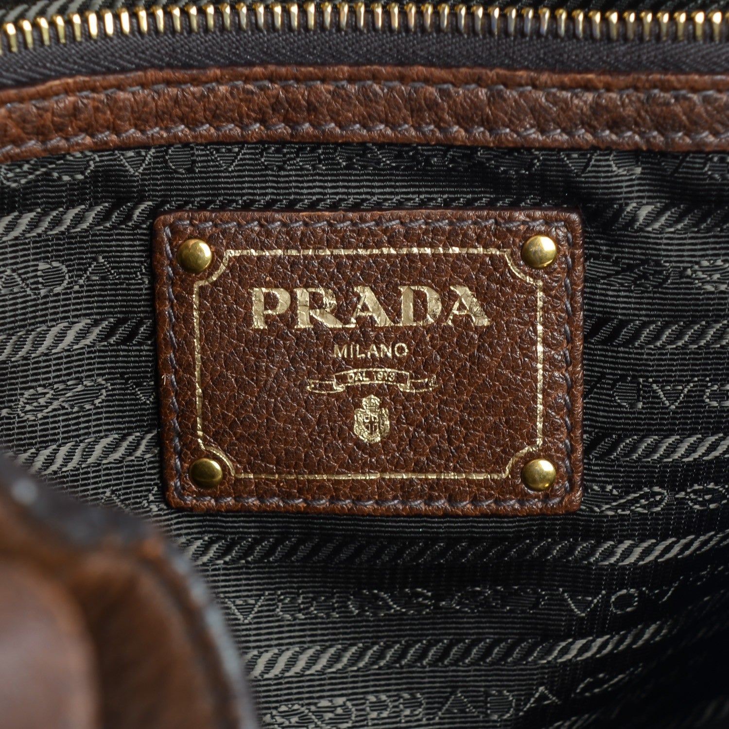 Prada Cervo Antik Hobo Cacao 8 of 10