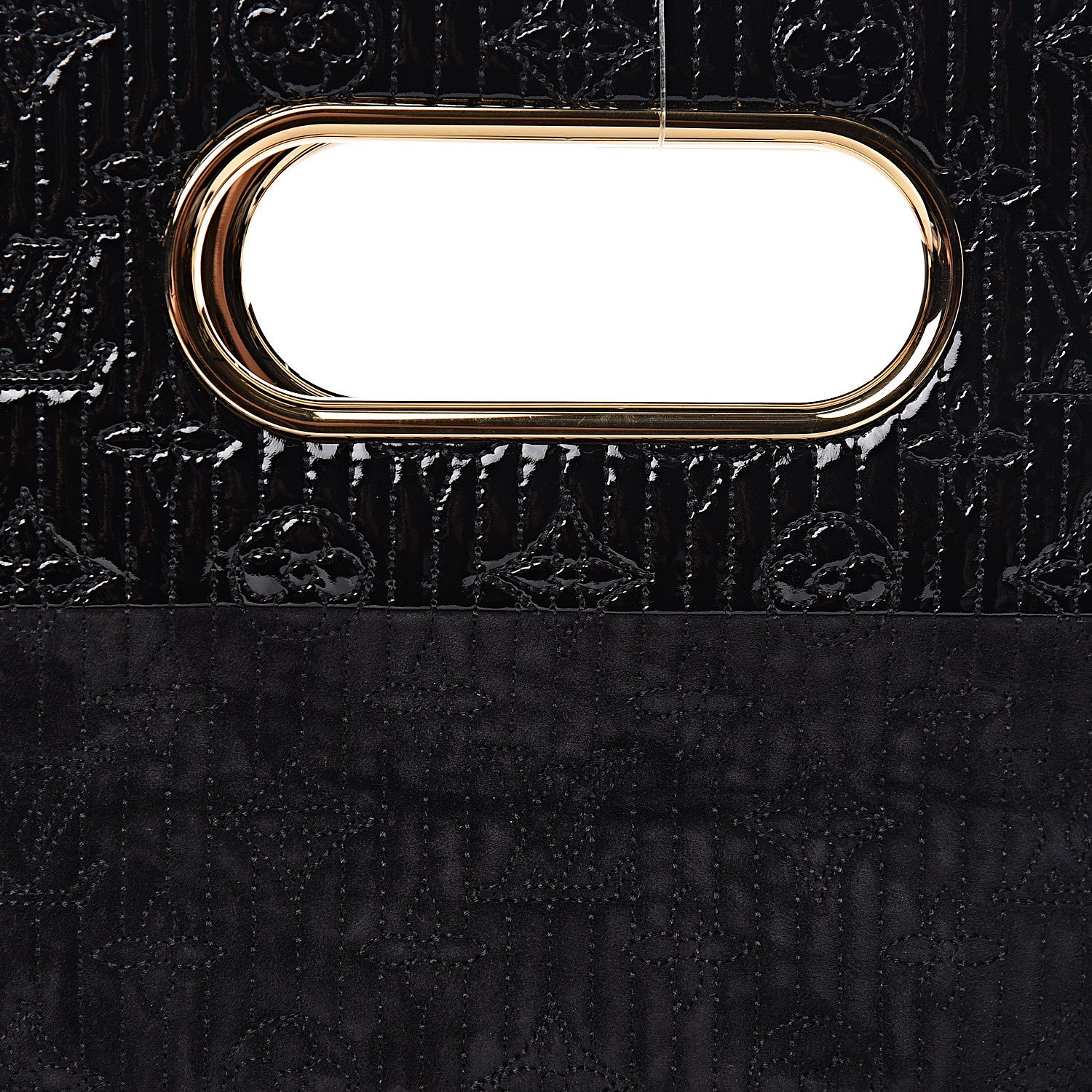 Louis Vuitton Suede Monogram Motard Afterdark Clutch Black 11 of 13