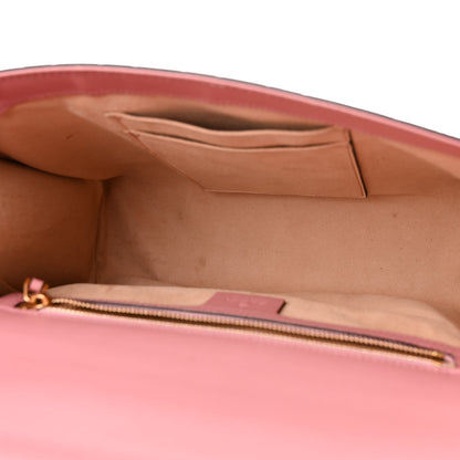 Gucci Guccissima Signature Medium Padlock Shoulder Bag Rose Baby Candy 5 of 14