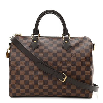Louis Vuitton Damier Ebene Speedy Bandouliere 30 1 of 10