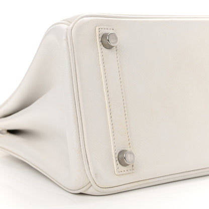 Hermes Epsom Birkin 25 White 9 of 20
