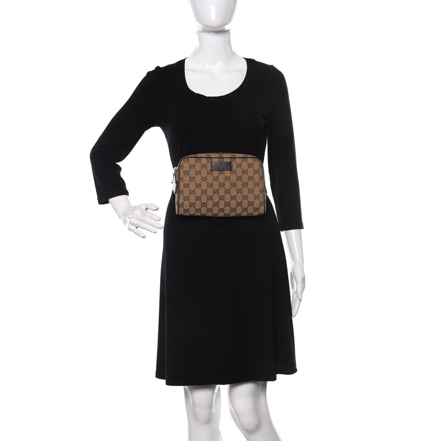 Monogram Belt Bag Dark Brown