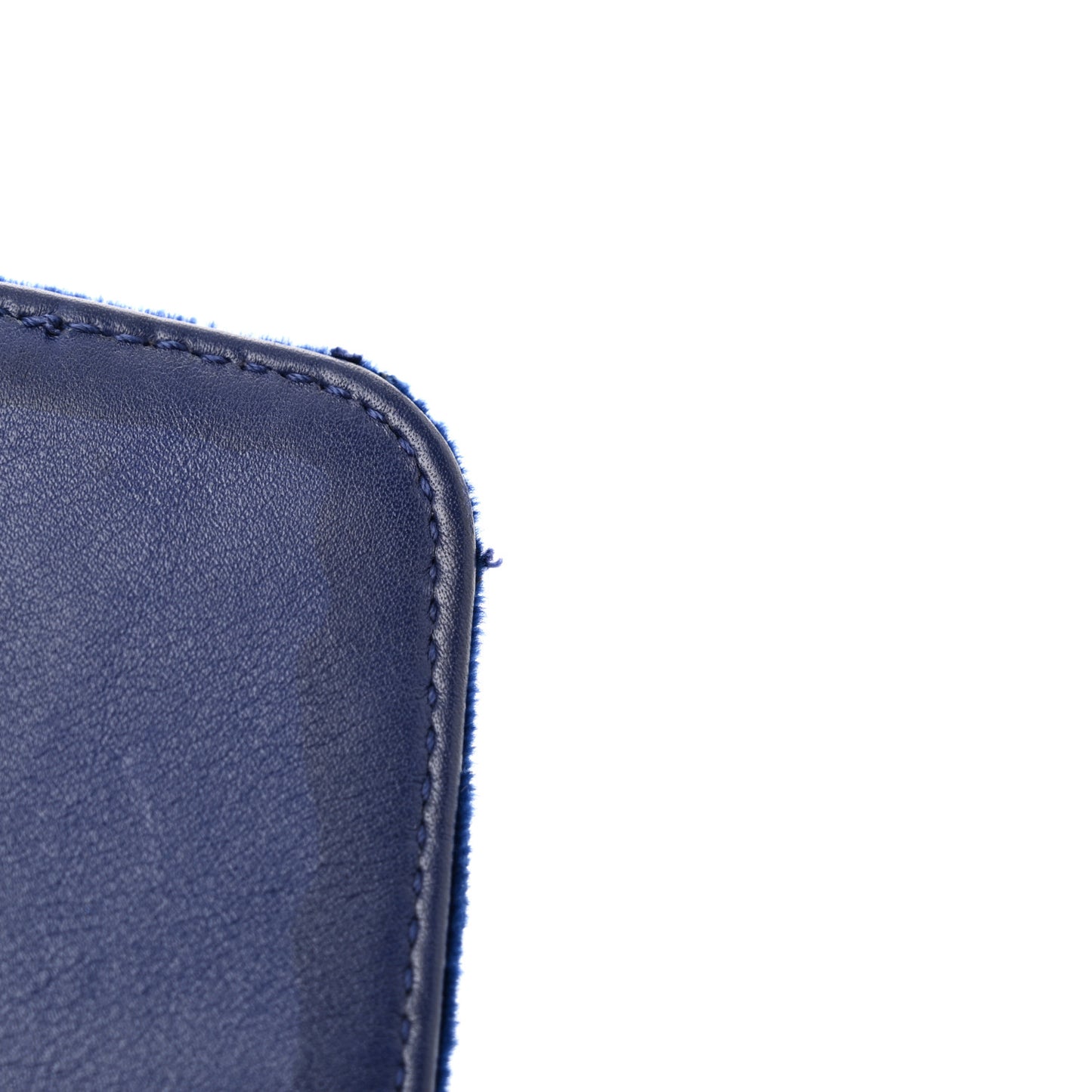 Velvet Matelasse Medium GG Marmont Shoulder Bag Cobalt Blue