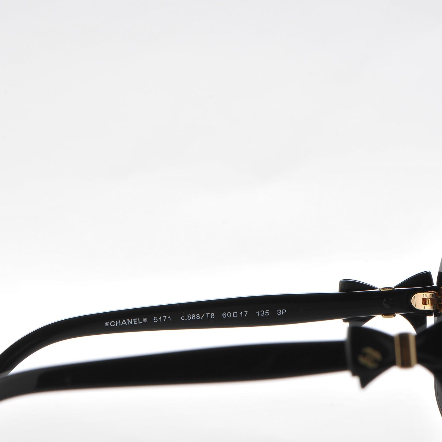 CC Bow Polarized Sunglasses 5171 Black