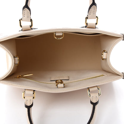 Louis Vuitton Empreinte Monogram Giant Onthego PM Creme Bois De Rose 6 of 11
