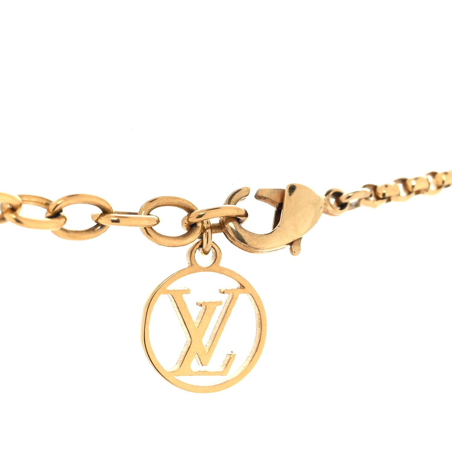 Louis Vuitton Metal Crystal Louise By Night Necklace 4 of 5