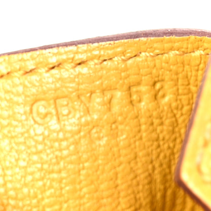 Hermes Epsom Birkin 35 Jaune Ambre 7 of 11
