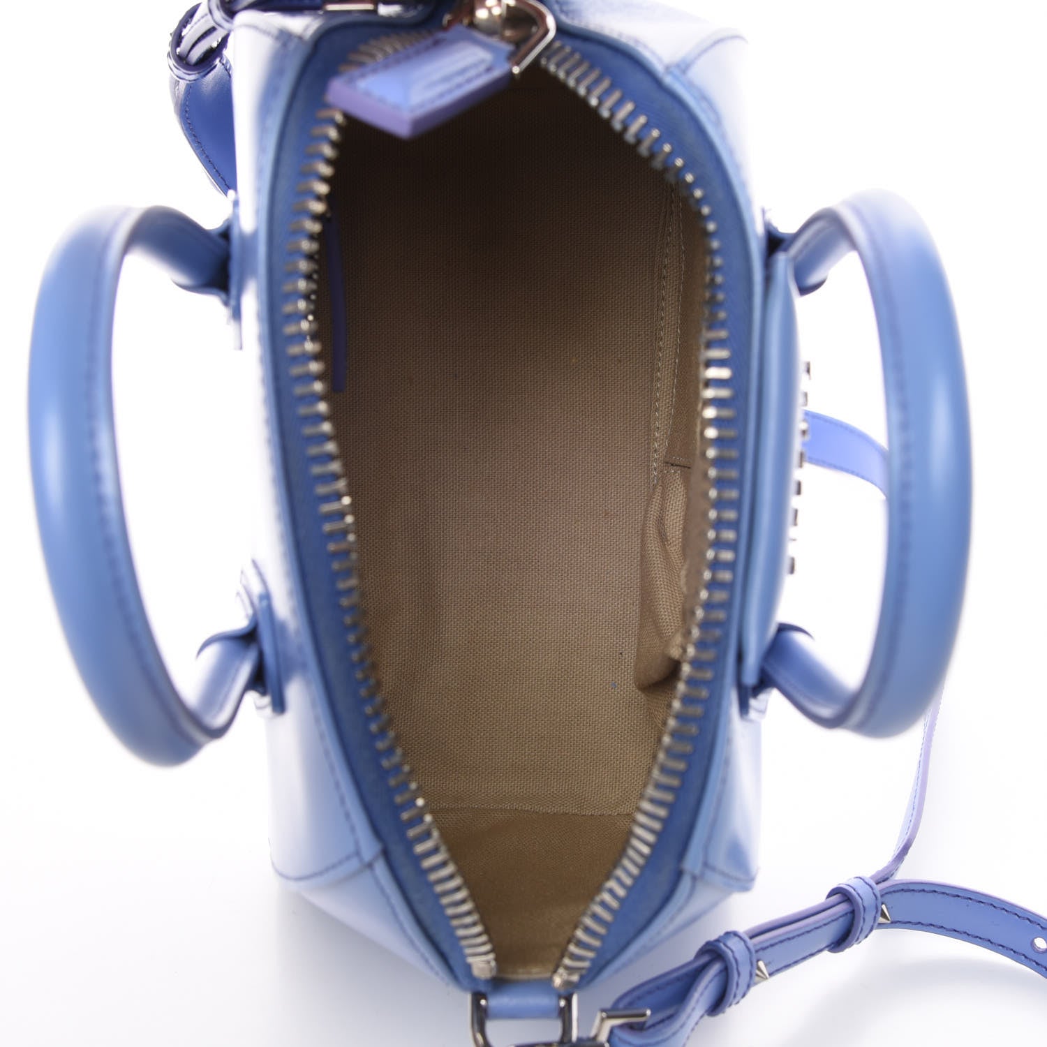 Givenchy Shiny Lord Calfskin Mini Antigona Blue 7 of 12