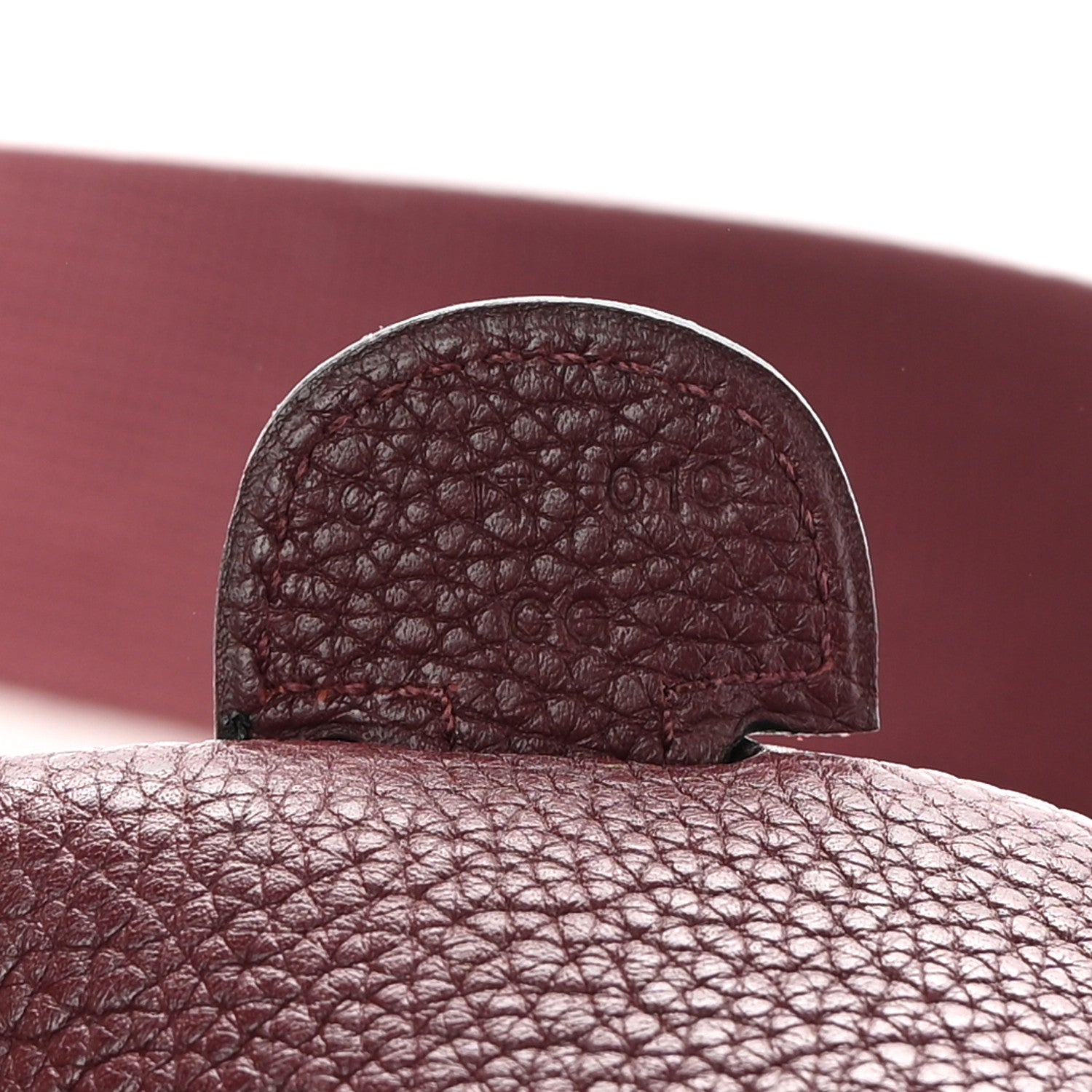 Hermes Togo Evelyne III PM Bordeaux 7 of 12
